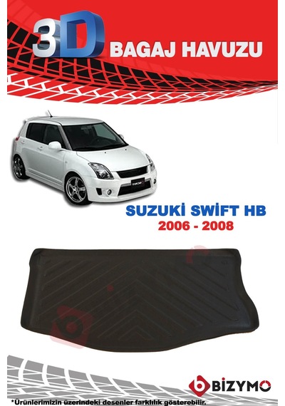 Suzuki Swift Hb 2006-2008 3D Bagaj Havuzu Bizymo Suzuki Swift Hb 2006-2008 3D Bagaj Havuzu Bizymo