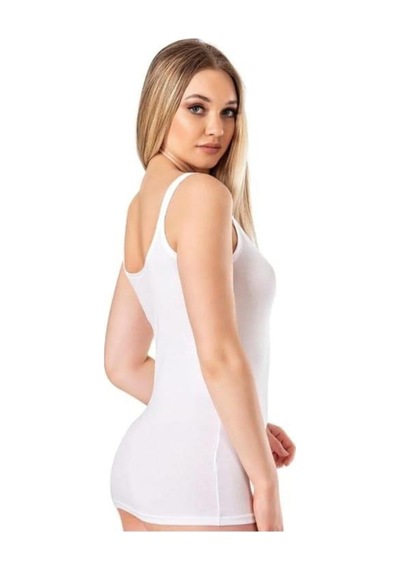 Jiber 528 Geniş Askılı Atlet 3 Adet Beyaz
