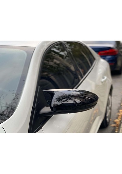 Renault Megane 4 Batman Yarasa Ayna Kapağı - Parlak Siyah