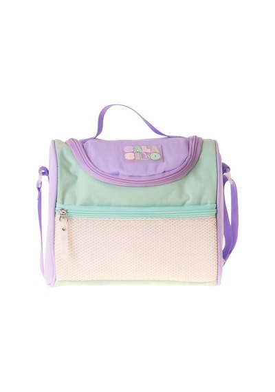 Calacilo Kız Çocuk Rainbow Lila Yeşil Renkli Isı Yalıtımlı Okul Beslenme Çantası Lila - Yeşil - C4090