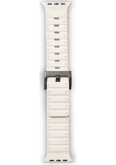 Newface Apple Watch 42mm Magnus Mıknatıslı Silikon Kordon - Yıldız Işığı