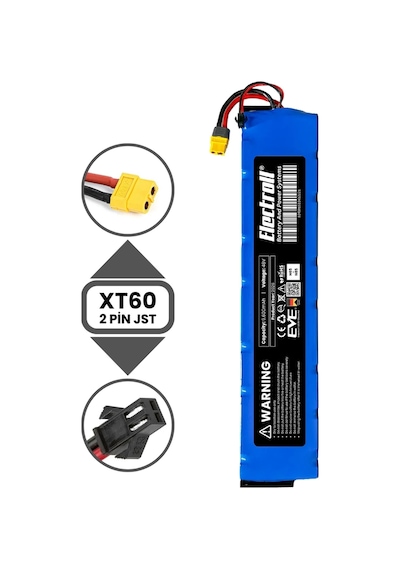 Navee N65 Uyumlu Batarya Eko Kapasite 48v 9.600mah Elektrikli Scooter Bataryası Çok Renkli