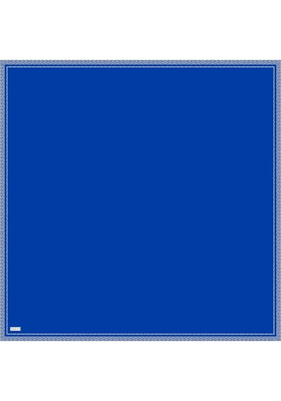 Belli Twill İpek Eşarp - 4009-52 Saks Saks