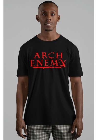 Arch Enemy Rock Metal Müzik Grubu Sırt Baskılı Unisex Oversize Ti Siyah