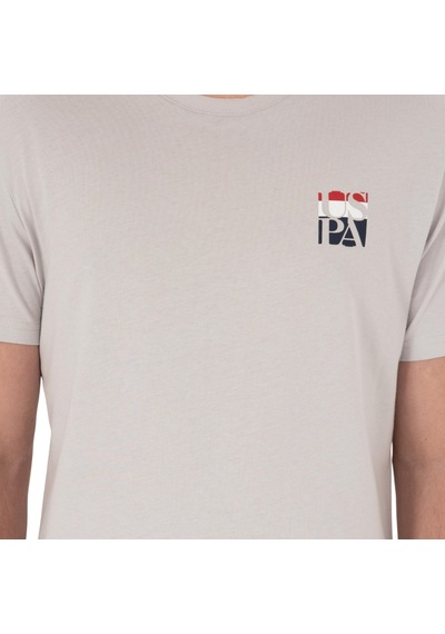 U.S. Polo Assn. Erkek Regular Fit Bisiklet Yaka Tişört Gri