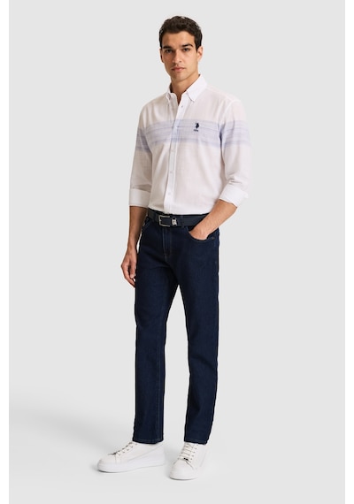 U.s. Polo Assn. Erkek Lila Gömlek Desenli 50324695-vr034