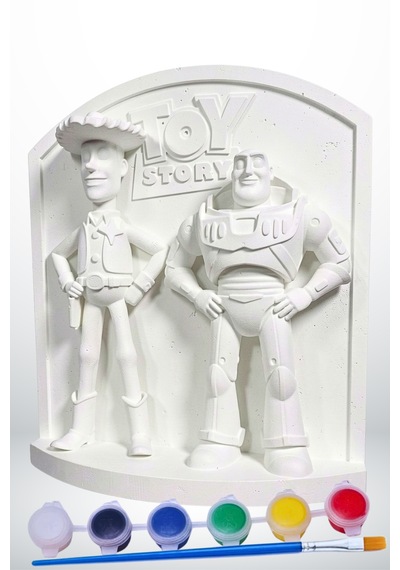 Toy Story 15 Cm Taş Biblo Çocuk Boyama Etkinliği