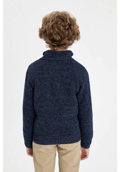 DeFacto Erkek Çocuk Yarım Balıkçı Yaka Fermuarlı Triko Kazak C3111A824WNNV168 DeFacto Erkek Çocuk Yarım Balıkçı Yaka Fermuarlı Triko Kazak C3111A824WNNV168