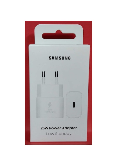Galaxy A37 5g Ep-t2510nwegww Typec Hızlı Şarj Ataptörü 25wat -beyaz Samsung Uyumlu A