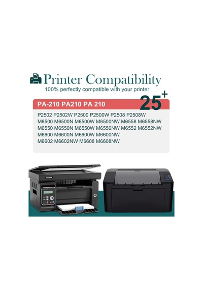 Pantum Pa210 Pa 210 Siyah İçin Pa-210 Toner Kartuşu P2502w P2500w P2508w M6500nw M6500n M6500w