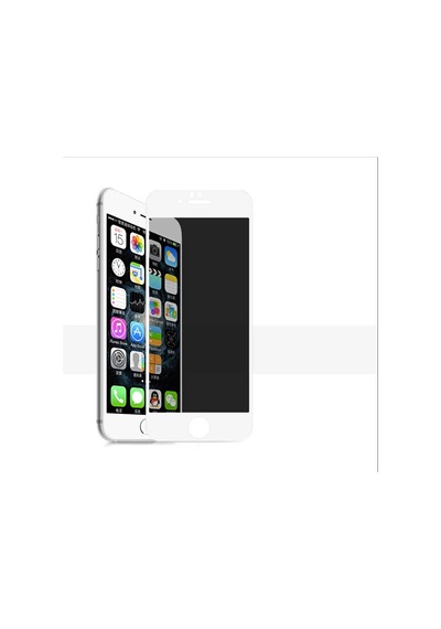 Apple iPhone 8 Plus Uyumlu Kor Privacy Hayalet Cam Ekran Koruyucu - Beyaz - T9686