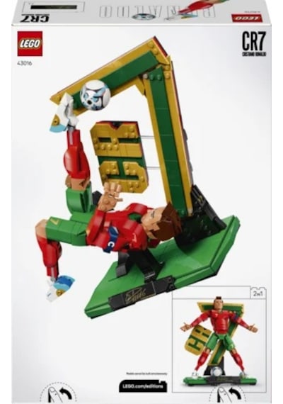 LEGO® Editions Cristiano Ronaldo – Futbol Efsanesi 43016 - 12 Yaş ve Üzeri Çocuklar için Dekoratif Model Yapım Seti (854 Parça)