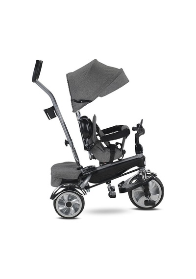 Babyhope Star Üç Teker Bisiklet Bh-9500 Ebeveyn Kontrollü Şişme E Kahverengi