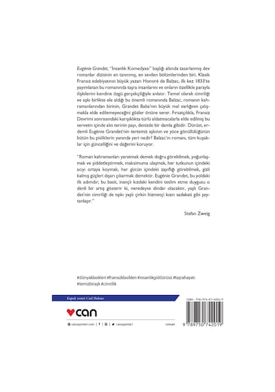 Eugénie Grandet - Honore De Balzac  - Can Yayınları