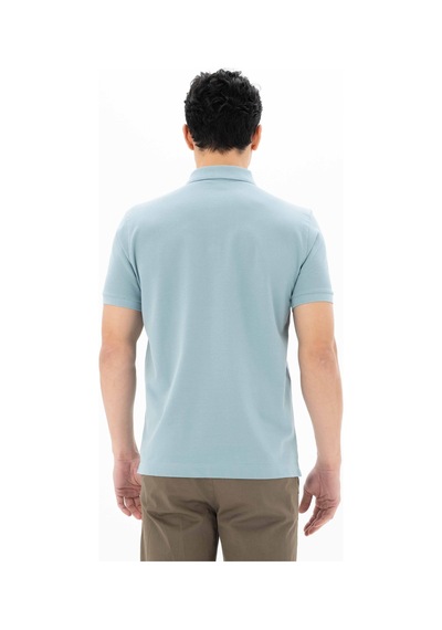 AR-MA Arma Erkek %100 Pamuk Basic Polo Yaka Regular Fit T-shirt Y25374351201 Mavi-m24 Mavi