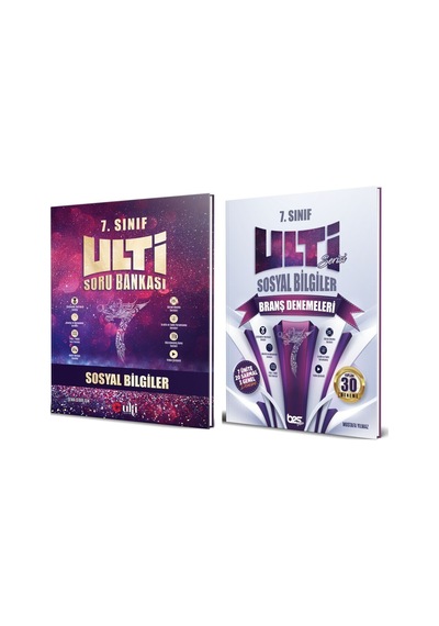 Ulti 7.sınıf Sosyal Bilgiler Soru Bankası Ve Deneme Seti 2 Kitap