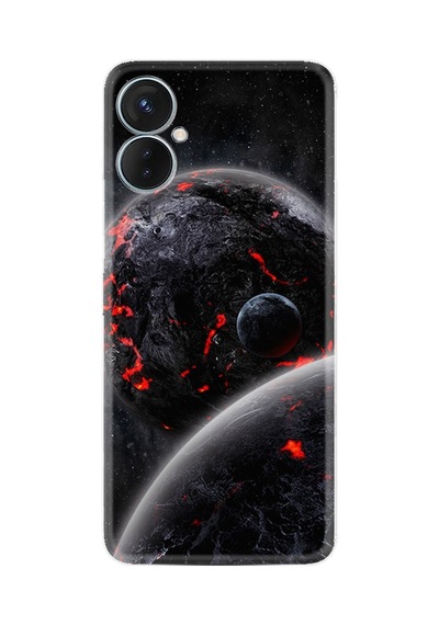 Tecno Camon 19 Neo Kılıf Resimli Desenli Silikon Platinium Series Dark World 1867