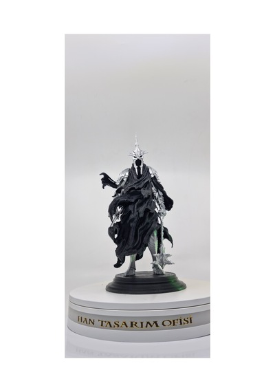 Witch King Angmar Nazgül Sauron Yüzüklerin Efendisi 26 Cm 2 Silahlı Figür