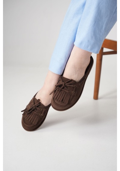 Dadwolf Süet Loafer Terlik Püsküllü Bağcıklı Günlük Makosen Mule Sabo Terlik Kahverengi Dadwolf Süet Loafer Terlik Püsküllü Bağcıklı Günlük Makosen Mule Sabo Terlik Kahverengi