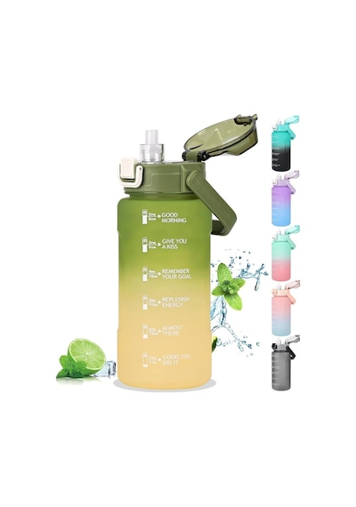 Vagonlife Su Matarası 1500 Ml Vgn2213 Yeşil Sarı
