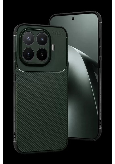 Mi 17t Pro Auto Focus Karbon Kapak - Koyu Yeşil Bz8683140946999
