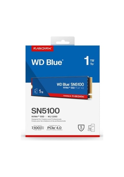 1tb Nvme M.2 Ssd, 7100 Mb/s Okuma Ve 6700 Mb/s Yazma Hızı İle Yüksek Kapasite