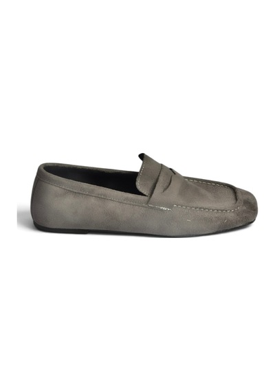 Fox Shoes Z250010202 Gri Süet Günlük Kadın Ayakkabı