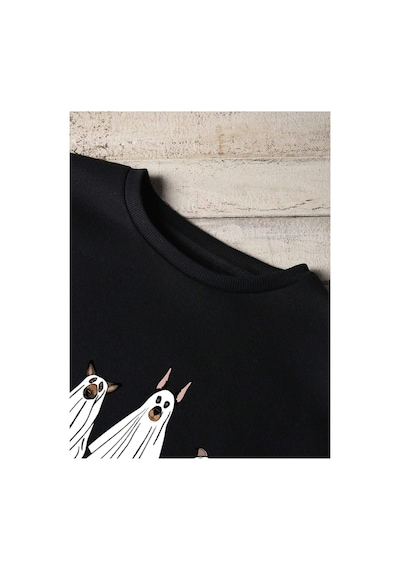 Tarzsokak Halloween Print Siyah