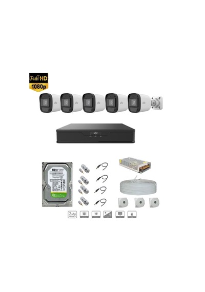 Unıvıew Full Hd 5 Kameralı Set