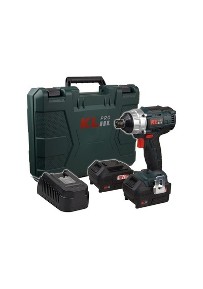 Klpro KLDV1840B 18V 4.0 Ah Li-ion Çift Akülü Kömürsüz Profesyonel Darbeli Vidalama