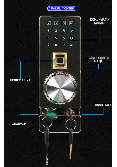 İnsafe ISC100A6 Special Edition Mega Büyük Boy Çelik Para Kasası - Değerli Eşya ve Mücevher Kasası