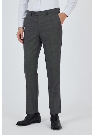 İmza Siyah Esnek Yandan Cepli Comfort Fit Classic Pantolon 1003250151 Siyah