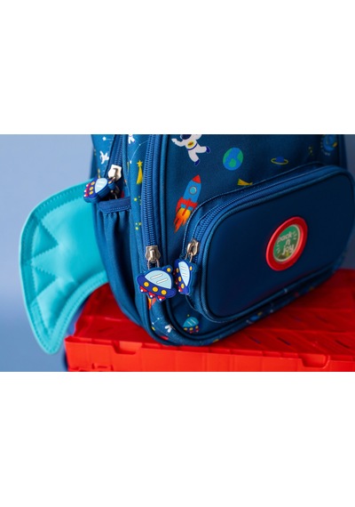 Packnjoy - Çocuk Sırt Çantası Small 2-4 Yaş - Star Explorer Lacivert