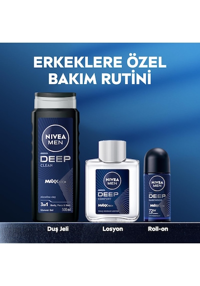 Men Erkek Deep Comfort Tıraş Sonrası Losyon 100 Ml,nemlendirici,tahrişe Ve Kurumaya Karşı Koruma,yenileyici 63203464