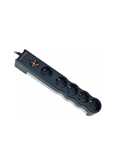 Tuncmatık Powersurge 5 Siyah Priz