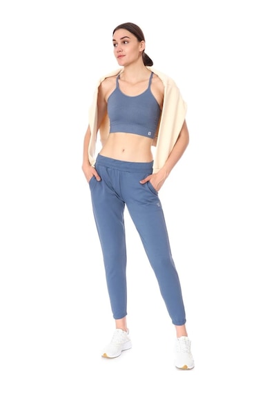 Sportive Wide Sweat Kadın Lacivert Günlük Stil Eşofman Altı 712108-lcv Siyah