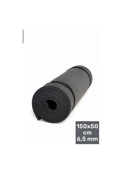 Mobee 6,5mm Siyah Taşıma Askılı Kamp Matı 150x50cm Siyah