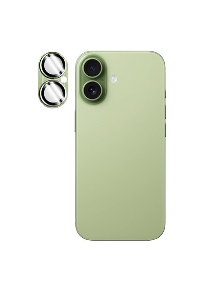 Apple iPhone Uyumlu 17 İçin Ipg Prolens Tam Kamera Lens Koruma, Çerçeveli Tek Gövde Kamera Lens Koruması Yeşil- Ada Çayı