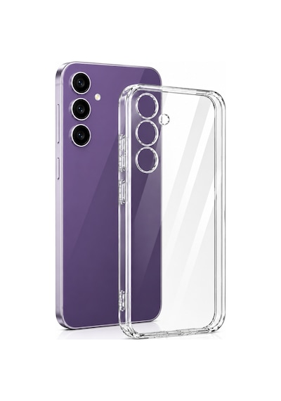 Samsung Galaxy S23 Fe Uyumlu Kılıf Şeffaf Kamera Korumalı 3d
