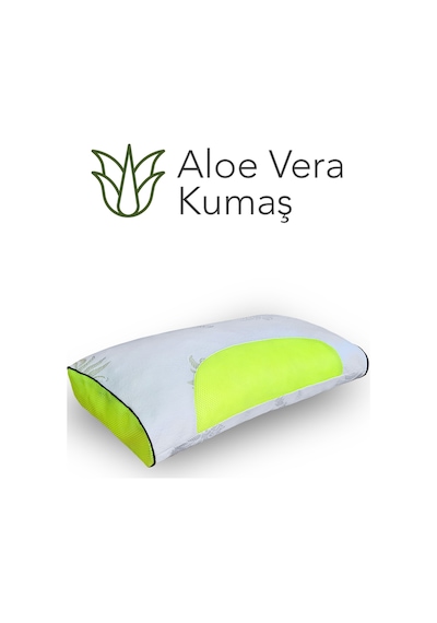 Gold Serisi Klimalı Çocuk Yastığı,aloe Vera Kumaşlı Cilt Dostu Ortopedik Visco Parçacıklı Yastık Yıkanabilir Kılıflı 1200 Gr Beyaz