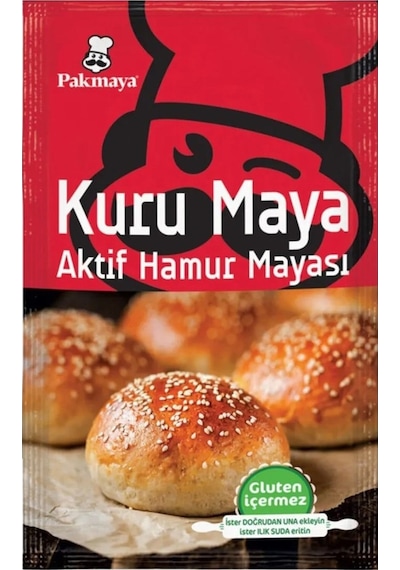 Pakmaya Kuru Maya 100 Gr X 20 Adet