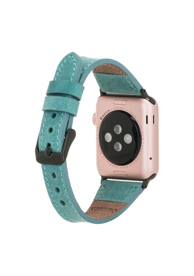 Apple Watch Uyumlu Deri Kordon 42-44-45mm Slim Cz12