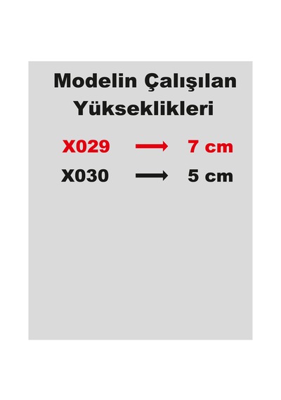 Stencil Harf Boyama Şablonu X029 Harf Yüksekliği 7 Cm