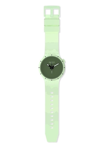 Swatch Sb03g100 Bıg Bold Bıoceramıc Forest Kadın/erkek Kol Saati Metal