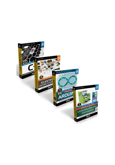 Arduino Eğitim Seti 4 Kitap Takım  -  Komisyon  -  Kodlab