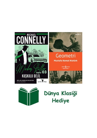 Mickey Haller Serisi 3 - Kuşkulu Delil + Geometri + Dünya Klasiği Hediye