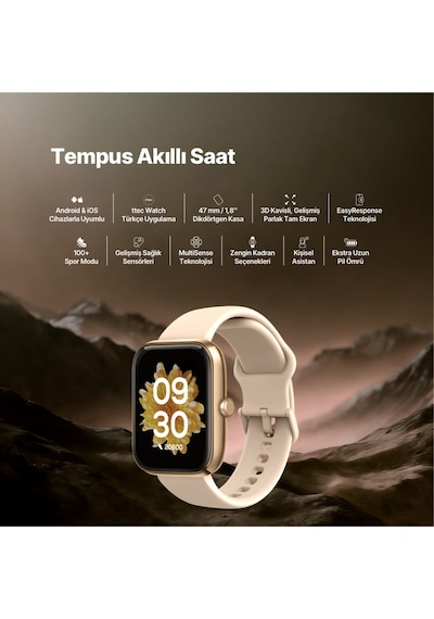 Ttec 2S09WS Tempus 47 MM Dikdörtgen Kasa Akıllı Saat