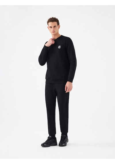 Erkek Sweat Lf2041388 Siyah