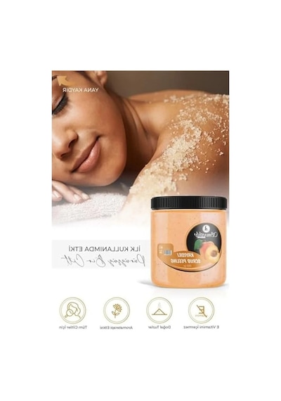 800 G Kayısı Aromalı Vücut Peelingi, Batık Ve Çilek Bacak Onarıcı