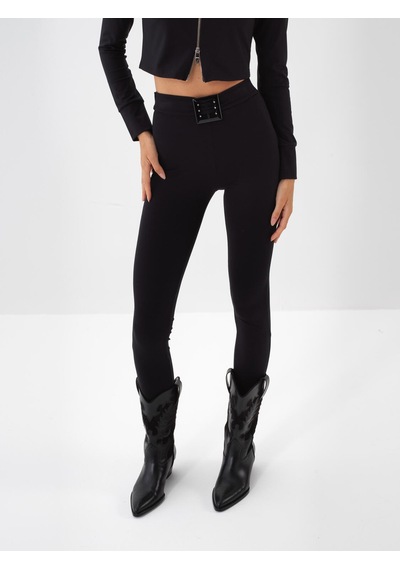 Xint Siyah Slim Fit Tayt 470461